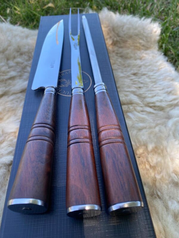 Juego cuchillo, pincho y chaira - Imagen 2