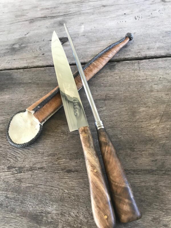 Juego de cuchillo y chaira